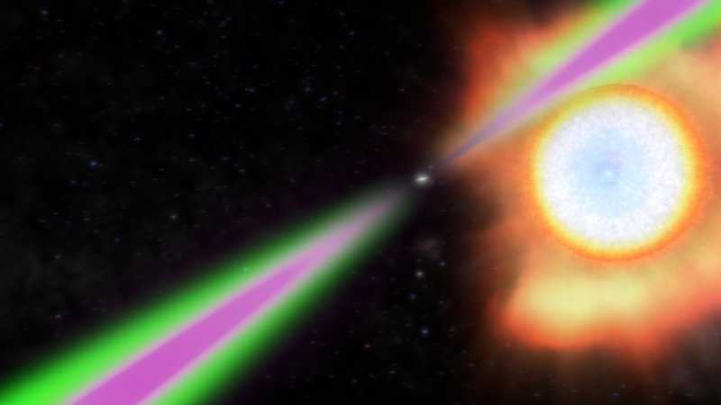 News-Image 60 of: Pulsating gamma rays from neutron star rotating 707 times a second