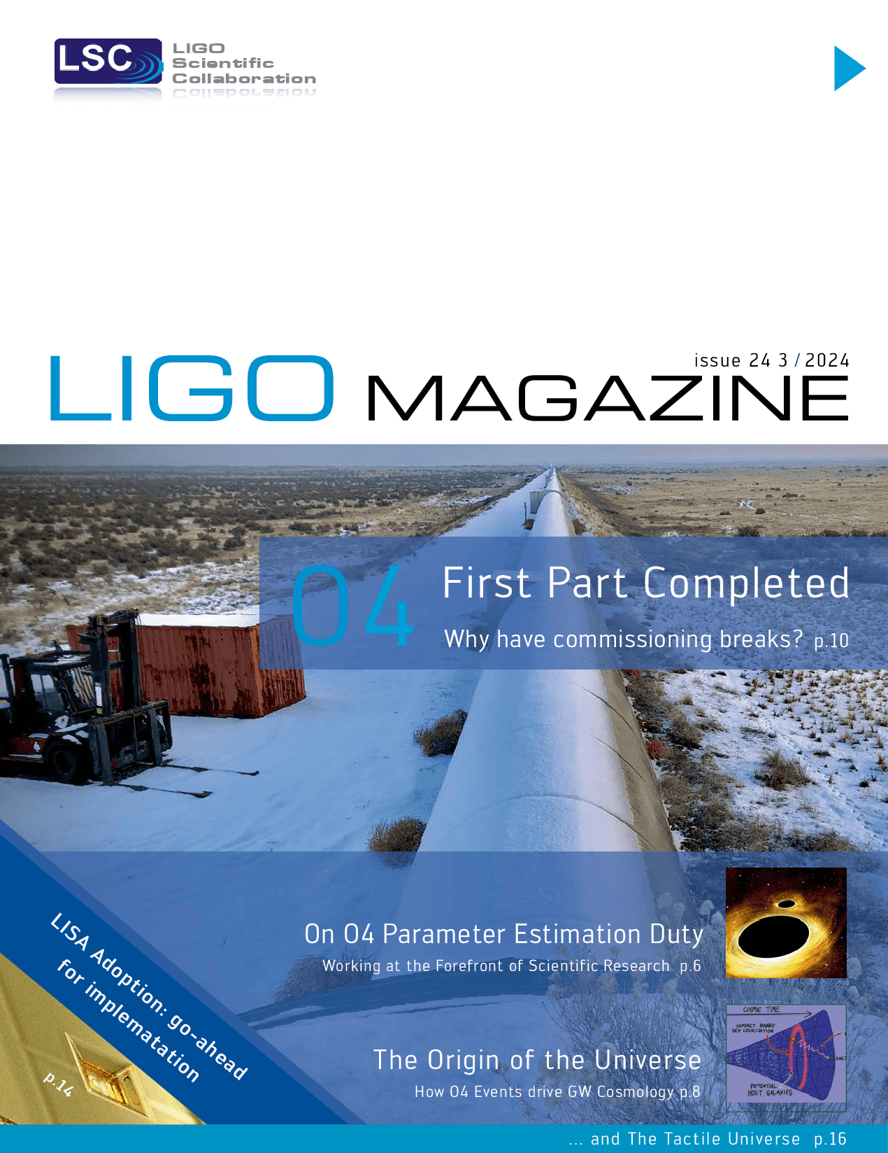 News-Image 2 of: New LIGO Magazine Issue 24 is out!