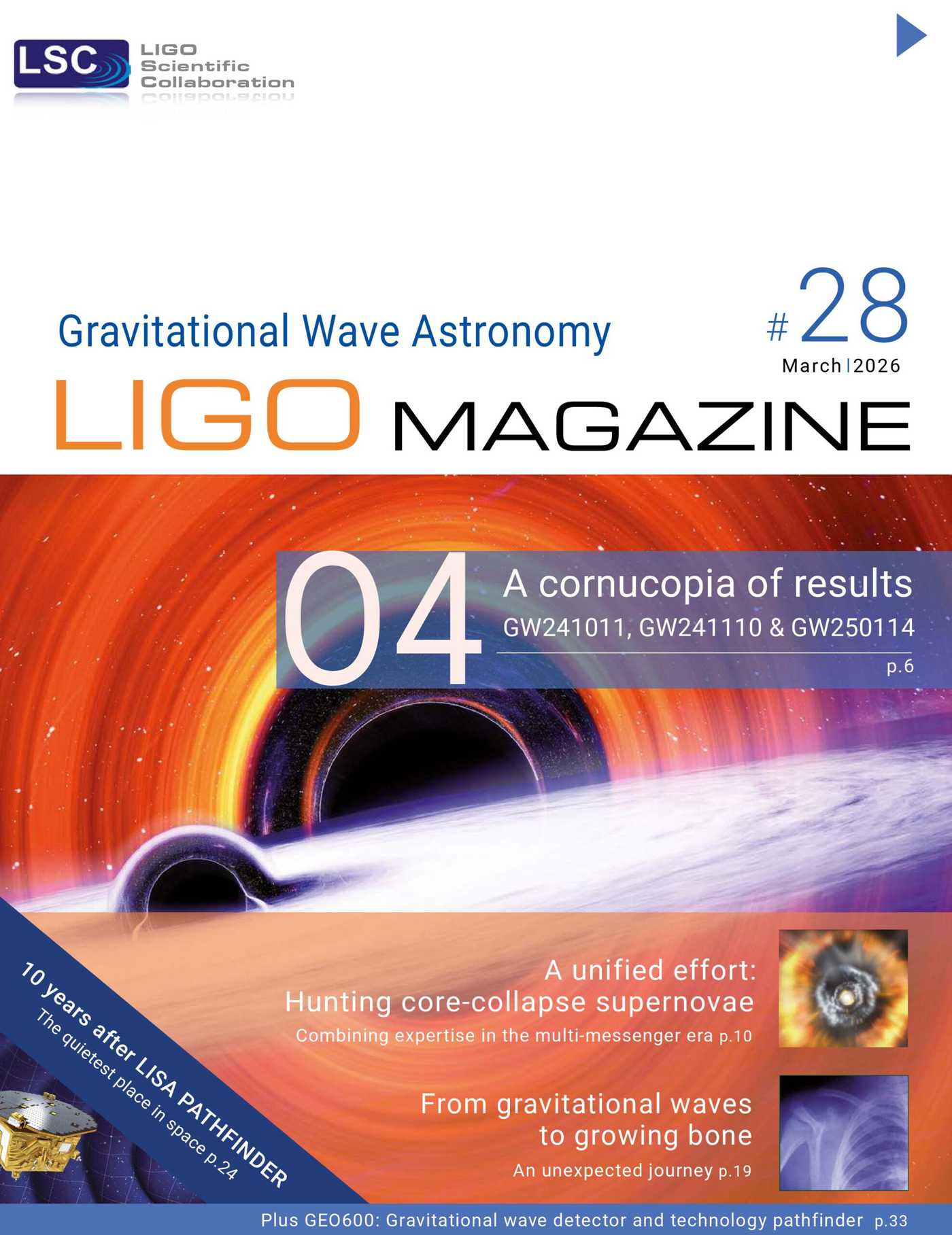 News-Image 1 of: New LIGO MAgazine Issue 28 is out!
