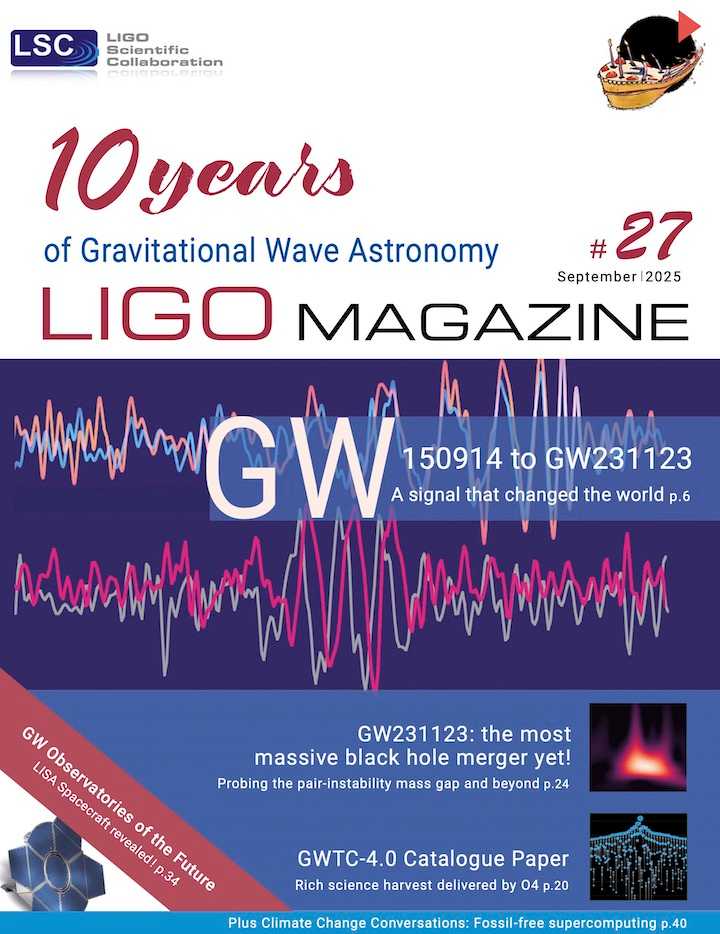 News-Image 2 of: New LIGO Magazine Issue 27 is out!