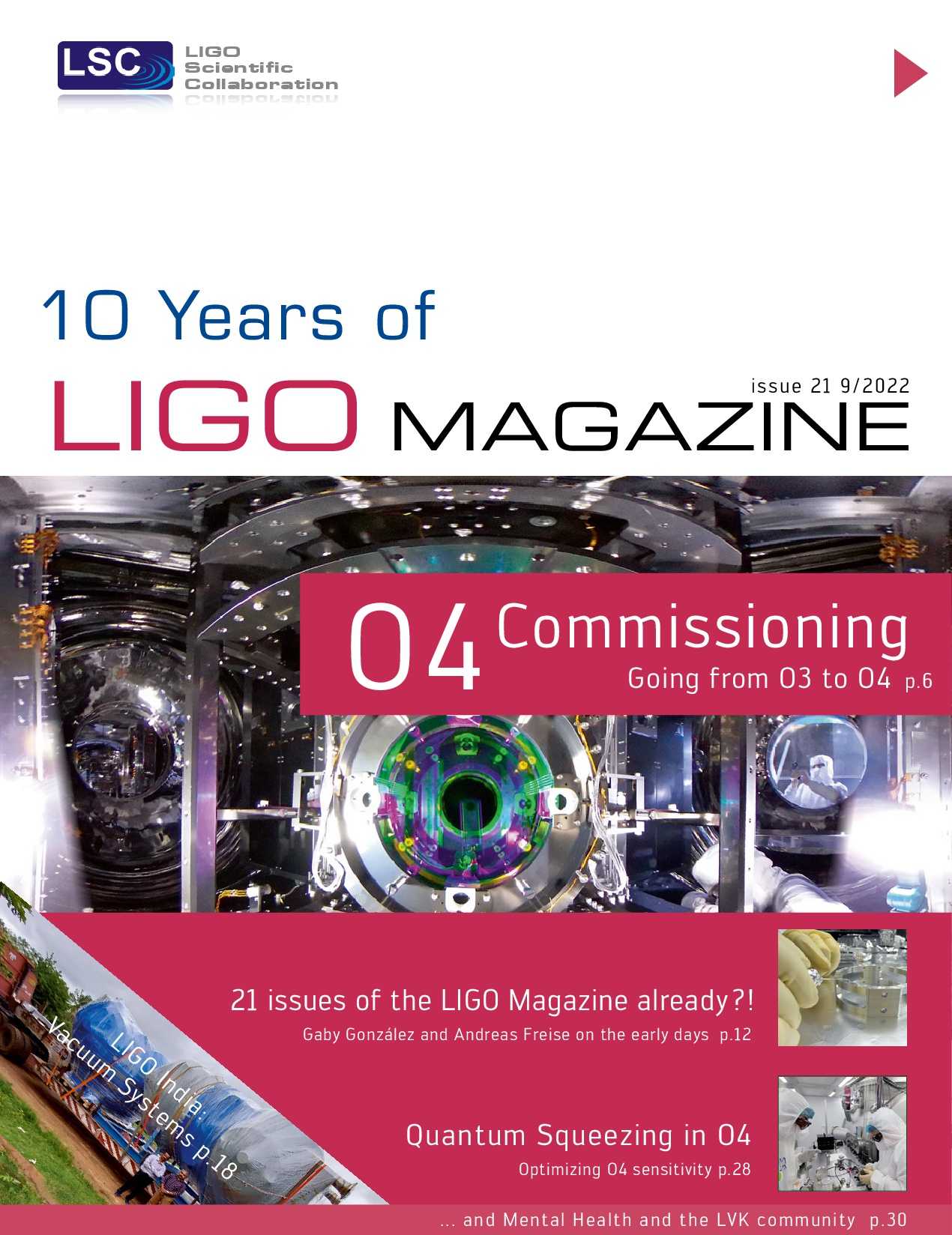 News-Image 21 of: New LIGO Magazine Issue 21 is out